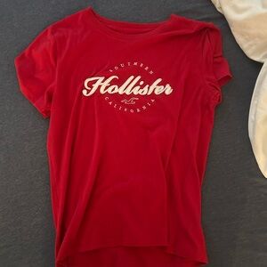 Hollister Women's Bold Red Tee